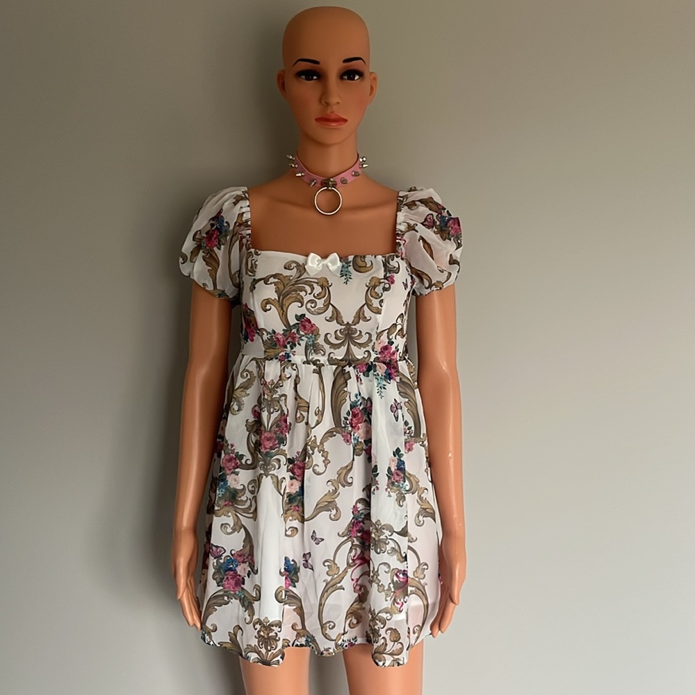 ‼️NWT‼️Dolls Kill X Sugar Thrillz Luxe For Us Babydoll Dress Size X Small